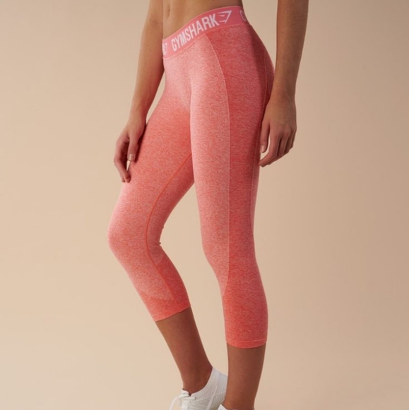 Gymshark Flex Pink Cropped Leggings 